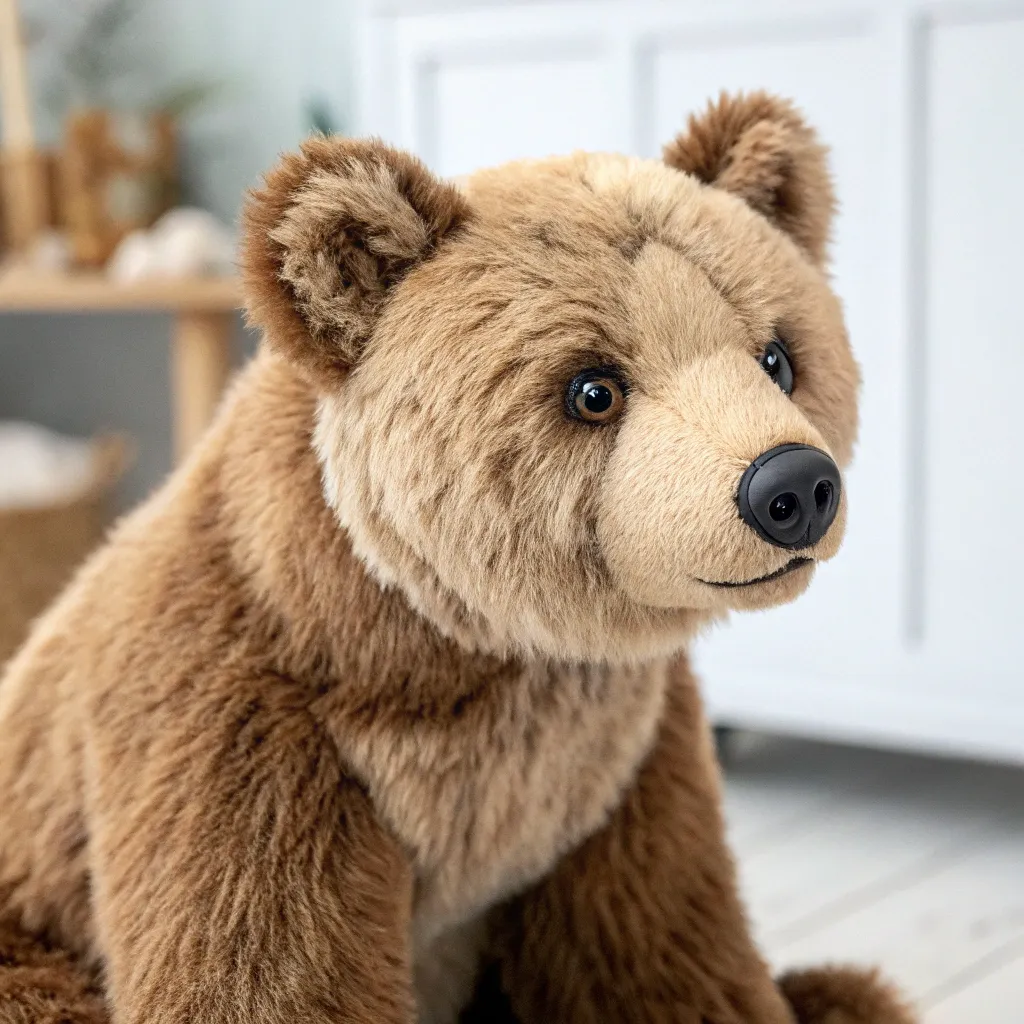Soft and cuddly plush bear toy
